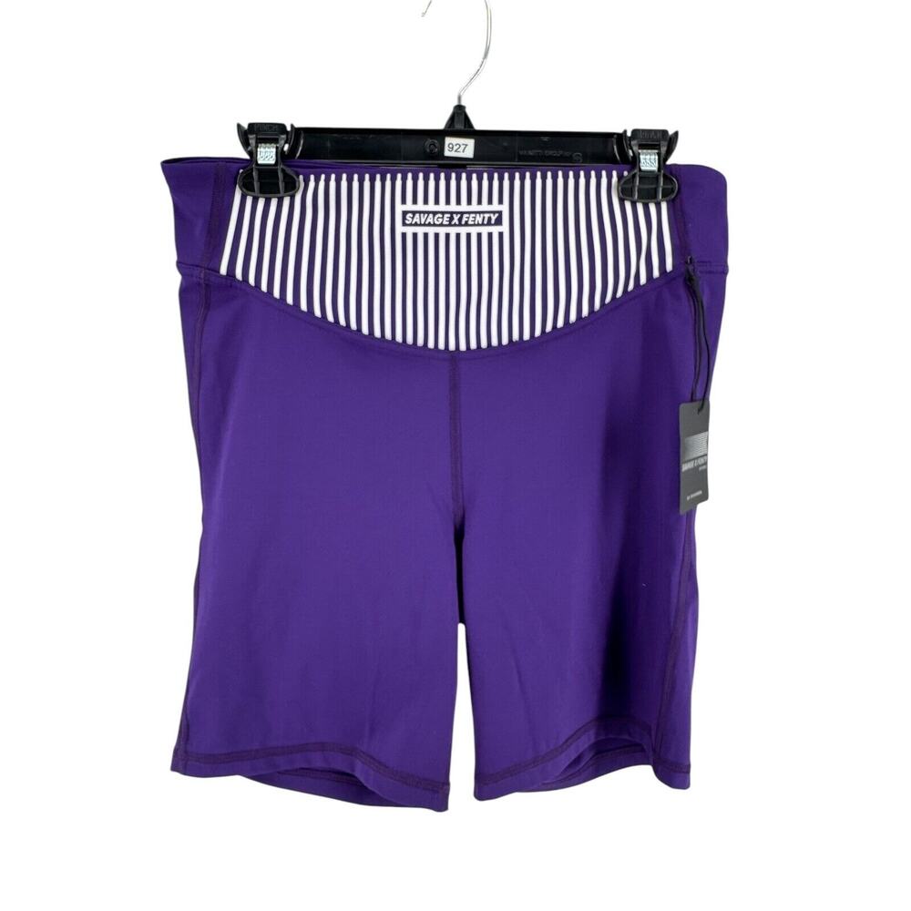 Savage X Fenty Women's Purple High Rise Bike Short Size 16-18 1X NEW